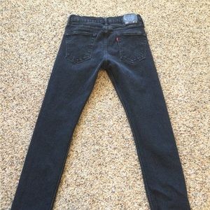 Levi’s 510 black jeans size 28 waist 32 length.